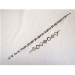 Sterling Silver Necklace and Bracelet
