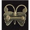Image 2 : Zuni Silver Inlay Butterfly Pin Pendant by Edaachi