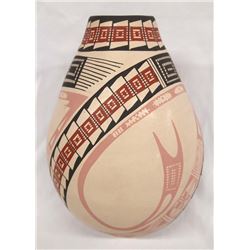 Mata Ortiz Polychrome Geometric Jar, Yolanda Soto