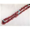 Image 2 : Coral and Turquoise Bead Necklace