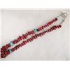 Image 3 : Coral and Turquoise Bead Necklace