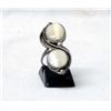 Image 1 : 1950s Navajo Sterling Mother of Pearl Ring.