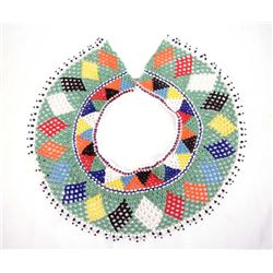 Native American Plains Indian Beaded Collar