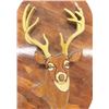Image 2 : Intarsia Wood Inlay Deer Plaque by Tom Davidson