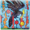 Image 1 : Original Acrylic Cosmic Raven by Kills Thunder