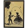 Image 2 : Pr 1920 Framed Silouette  Cloth Art Pictures