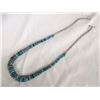 Image 1 : Navajo Design Turquoise & Heishi Necklace