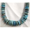 Image 2 : Navajo Design Turquoise & Heishi Necklace