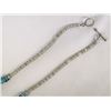 Image 3 : Navajo Design Turquoise & Heishi Necklace