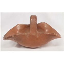 Vintage Santa Clara Pottery Basket