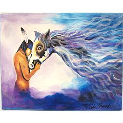 Original Acrylic Indian Heaven by Kills Thunder