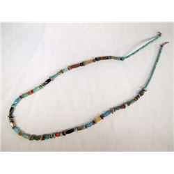Navajo Turquoise & Heishi Treasure Necklace