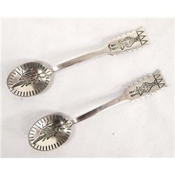 Pr Hawley Minnesota Kachina  Collector Spoons