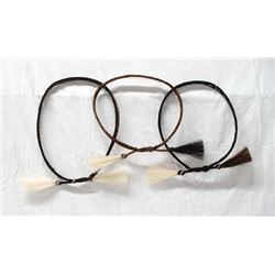 3 Horse Hair Hat Bands