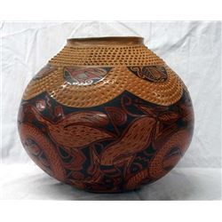 Large Mata Ortiz Polychrome Jar by Daniel Gonzalez
