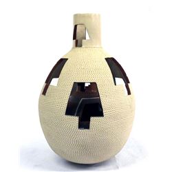 Unique Mata Ortiz Double Pot by Fito Tena