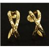 Image 2 : 14K Gold Hoop Earrings
