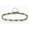 Image 2 : Estate 14K Gold Diamond Bracelet
