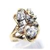 Image 6 : Estate 14K Gold and Diamond Ring, Size 5.75