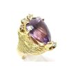 Image 1 : Estate 14K Gold, Diamond, & Amethyst Ring