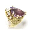 Image 3 : Estate 14K Gold, Diamond, & Amethyst Ring