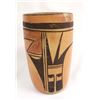 Image 2 : Vintage Hopi Cylindrical Polychrome Pottery Jar