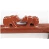 Image 2 : Carved Bear Pipestone Pipe