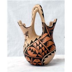 Jemez Pueblo Pottery Wedding Vase, Juanita Fragua