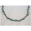 Image 2 : 1960 Navajo Style Kingman Turquoise Necklace