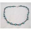 Image 3 : 1960 Navajo Style Kingman Turquoise Necklace