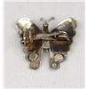 Image 2 : Navajo Sterling Silver Turquoise Butterfly Pin