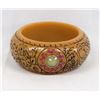 Image 2 : Lucky You Butterscotch Bakelite Bracelet