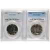 Image 1 : ( 2 ) 1962 FRANKLIN HALF DOLLARS, PCGS PROOF-67