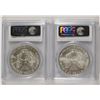 Image 2 : 2005 & 2006 AMERICAN SILVER EAGLES, PCGS MS-69