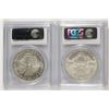 Image 2 : 2006 & 2007 AMERICAN SILVER EAGLES, PCGS MS-69