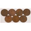 Image 1 : (7) 1865 INDIAN HEAD CENTS