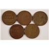 Image 2 : (5) 1910-S LINCOLN CENTS