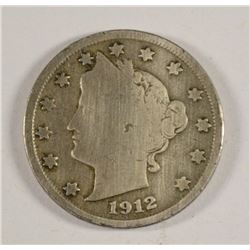 1912-S V-NICKEL GOOD