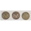 Image 2 : (3) STANDING LIBERTY QUARTERS (1917 I, 1927-D, 1930)
