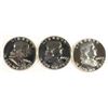 Image 1 : (3) PROOF FRANKLIN HALF DOLLARS (1960, 1962, 1963)