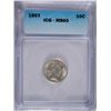 Image 1 : 1907 BARBER DIME, ICG MS-60 WHITE!!