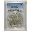 Image 1 : 2005 AMERICAN SILVER EAGLE, PCGS MS-70 RARE LISTS IN PCGS PRICE GUIDE AT $700.00