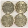Image 2 : (4) WASHINGTON/CARVER COMMEN HALF DOLLARS