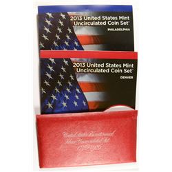 1976 (3 PC) SILVER MINT SET & 2013 MINT SET (OGP)