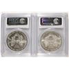 Image 2 : 2002 & 2003 AMERICAN SILVER EAGLES, PCGS MS-69
