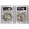 Image 2 : 2004 & 2005 AMERICAN SILVER EAGLES, PCGS MS-69