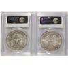 Image 2 : 2005 & 2006 AMERICAN SILVER EAGLES, PCGS MS-69