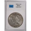 Image 1 : 1922-D PEACE SILVER DOLLAR, CCGS MS-62