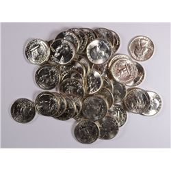 ORIGINAL GEM BU ROLL OF 1960-D WASHINGTON QUARTERS