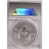 Image 4 : 2008-W AMERICAN SILVER EAGLE ANACS SP-70 SATIN FINISH